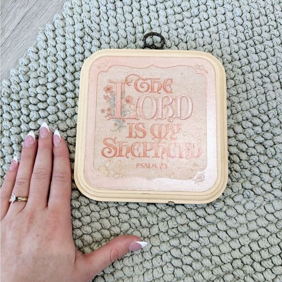 ✨3/$25✨ Vintage Hallmark Scripture Art with Psalm 23 - Picture 3 of 3